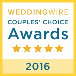WeddingWire <br>Couples' Choice<br>Awards 2016 title=WeddingWire <br>Couples' Choice<br>Awards 2016