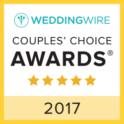 WeddingWire <br>Couples' Choice<br>Awards 2017 title=WeddingWire <br>Couples' Choice<br>Awards 2017