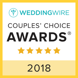 WeddingWire <br>Couples' Choice<br>Awards 2018 title=WeddingWire <br>Couples' Choice<br>Awards 2018